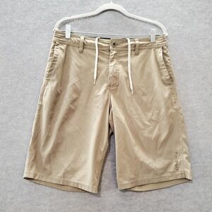 Oneill Men Shorts 30 Beige Bermuda Hybrid Outdoor Beach Pockets Drawstring
